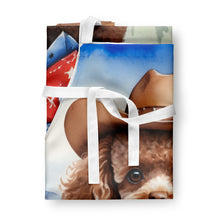Load image into Gallery viewer, Poodle Cowboy Welcome Apron – Artist-Designed Kitchen, BBQ &amp; Craft Apron