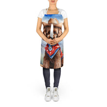 Load image into Gallery viewer, Poodle Cowboy Welcome Apron – Artist-Designed Kitchen, BBQ &amp; Craft Apron