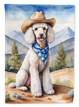 Load image into Gallery viewer, Poodle Cowboy Welcome House Flag