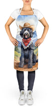 Load image into Gallery viewer, Portuguese Water Dog Cowboy Welcome Apron – Artist-Designed Kitchen, BBQ &amp; Craft Apron