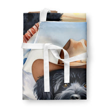Load image into Gallery viewer, Puli Cowboy Welcome Apron – Artist-Designed Kitchen, BBQ &amp; Craft Apron