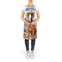 Load image into Gallery viewer, Rhodesian Ridgeback Cowboy Welcome Apron – Artist-Designed Kitchen, BBQ &amp; Craft Apron