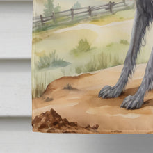 Load image into Gallery viewer, Scottish Deerhound Cowboy Welcome House Flag