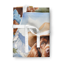 Load image into Gallery viewer, Sussex Spaniel Cowboy Welcome Apron – Artist-Designed Kitchen, BBQ &amp; Craft Apron