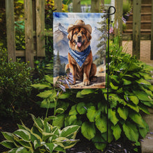 Load image into Gallery viewer, Tibetan Mastiff Cowboy Welcome Garden Flag – Western Dog Yard Decor with Mountain Landscape
