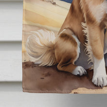 Load image into Gallery viewer, Tibetan Spaniel Cowboy Welcome House Flag