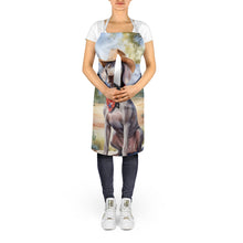 Load image into Gallery viewer, Weimaraner Cowboy Welcome Apron – Artist-Designed Kitchen, BBQ &amp; Craft Apron