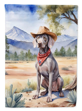 Load image into Gallery viewer, Weimaraner Cowboy Welcome House Flag
