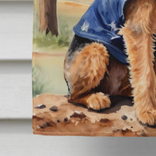 Load image into Gallery viewer, Welsh Terrier Cowboy Welcome House Flag