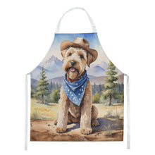 Load image into Gallery viewer, Wheaten Terrier Cowboy Welcome Apron – Artist-Designed Kitchen, BBQ &amp; Craft Apron