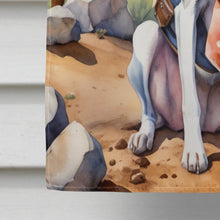 Load image into Gallery viewer, Whippet Cowboy Welcome House Flag