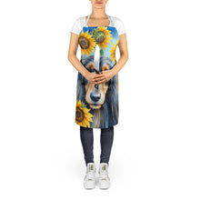 Load image into Gallery viewer, Afghan Hound in Sunflowers Apron – Artist-Designed Kitchen, BBQ &amp; Craft Apron