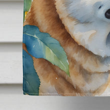 Load image into Gallery viewer, Akita in Sunflowers House Flag