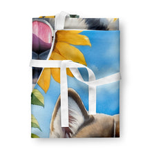Load image into Gallery viewer, Alaskan Malamute in Sunflowers Apron – Artist-Designed Kitchen, BBQ &amp; Craft Apron