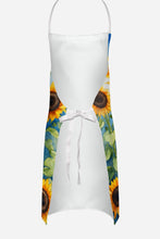 Load image into Gallery viewer, American Eskimo in Sunflowers Apron – Artist-Designed Kitchen, BBQ &amp; Craft Apron