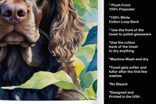 Load image into Gallery viewer, American Water Spaniel in Sunflowers Kitchen Towel