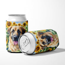 Load image into Gallery viewer, Anatolian Shepherd in Sunflowers Can or Bottle Hugger