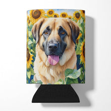 Load image into Gallery viewer, Anatolian Shepherd in Sunflowers Can or Bottle Hugger