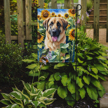 Load image into Gallery viewer, Anatolian Shepherd in Sunflowers Garden Flag – Bright Dog-Themed Yard Decor