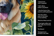Load image into Gallery viewer, Anatolian Shepherd in Sunflowers Kitchen Towel