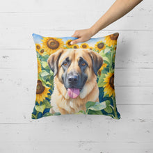 Load image into Gallery viewer, Anatolian Shepherd in Sunflowers Throw Pillow