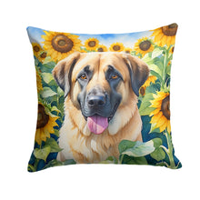 Load image into Gallery viewer, Anatolian Shepherd in Sunflowers Throw Pillow
