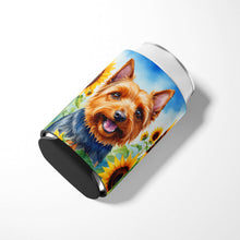 Load image into Gallery viewer, Australian Terrier in Sunflowers Can or Bottle Hugger