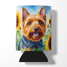 Load image into Gallery viewer, Australian Terrier in Sunflowers Can or Bottle Hugger