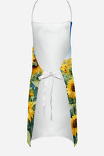 Load image into Gallery viewer, Belgian Malinois in Sunflowers Apron – Artist-Designed Kitchen, BBQ &amp; Craft Apron