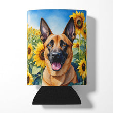 Load image into Gallery viewer, Belgian Malinois in Sunflowers Can or Bottle Hugger