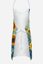 Load image into Gallery viewer, Bichon Frise in Sunflowers Apron – Artist-Designed Kitchen, BBQ &amp; Craft Apron