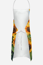Load image into Gallery viewer, Bluetick Coonhound in Sunflowers Apron – Artist-Designed Kitchen, BBQ &amp; Craft Apron