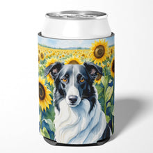 Load image into Gallery viewer, Borzoi in Sunflowers Can or Bottle Hugger