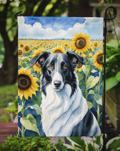 Load image into Gallery viewer, Borzoi in Sunflowers Garden Flag – Bright Dog-Themed Yard Decor