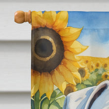 Load image into Gallery viewer, Boxer in Sunflowers House Flag