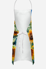 Load image into Gallery viewer, Brittany Spaniel in Sunflowers Apron – Artist-Designed Kitchen, BBQ &amp; Craft Apron