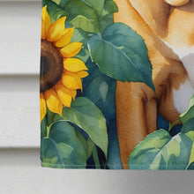Load image into Gallery viewer, Bullmastiff in Sunflowers House Flag