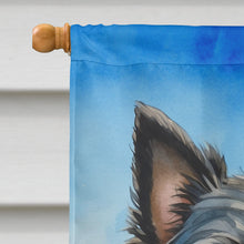 Load image into Gallery viewer, Cairn Terrier in Sunflowers House Flag