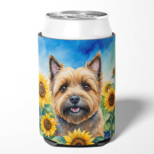 Load image into Gallery viewer, Cairn Terrier in Sunflowers Can or Bottle Hugger