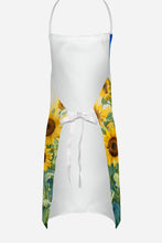 Load image into Gallery viewer, Cane Corso in Sunflowers Apron – Artist-Designed Kitchen, BBQ &amp; Craft Apron