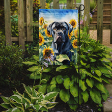 Load image into Gallery viewer, Cane Corso in Sunflowers Garden Flag – Bright Dog-Themed Yard Decor