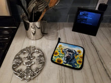 Load image into Gallery viewer, Cane Corso in Sunflowers Pot Holders - Set of 2 Decorative Kitchen Helpers | Made in the USA