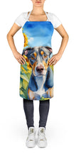 Load image into Gallery viewer, Catahoula in Sunflowers Apron – Artist-Designed Kitchen, BBQ &amp; Craft Apron