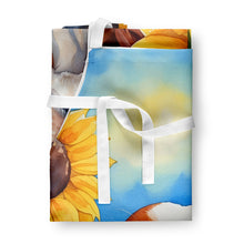 Load image into Gallery viewer, Cavalier Spaniel in Sunflowers Apron – Artist-Designed Kitchen, BBQ &amp; Craft Apron