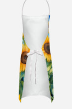 Load image into Gallery viewer, Cavalier Spaniel in Sunflowers Apron – Artist-Designed Kitchen, BBQ &amp; Craft Apron