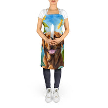 Load image into Gallery viewer, Chesapeake Bay Retriever in Sunflowers Apron – Artist-Designed Kitchen, BBQ &amp; Craft Apron
