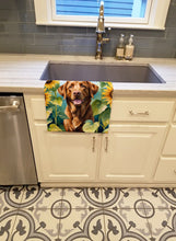 Load image into Gallery viewer, Chesapeake Bay Retriever in Sunflowers Kitchen Towel