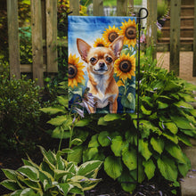 Load image into Gallery viewer, Chihuahua in Sunflowers Garden Flag – Bright Dog-Themed Yard Decor