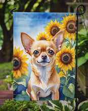 Load image into Gallery viewer, Chihuahua in Sunflowers Garden Flag – Bright Dog-Themed Yard Decor