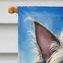 Load image into Gallery viewer, Chinese Crested in Sunflowers House Flag